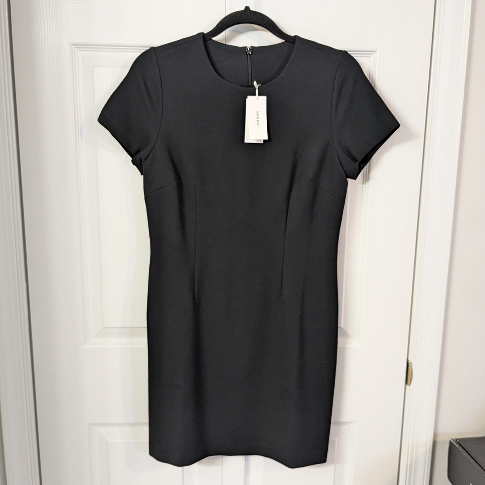 Spanx Ponte Mini Dress Black Size Small NWT